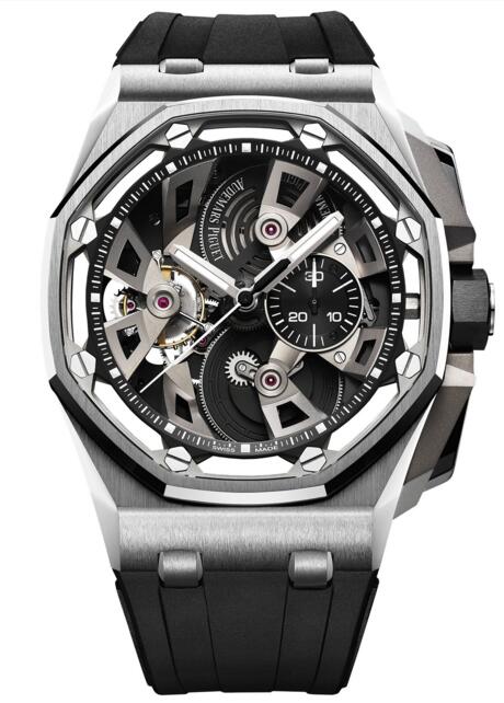 Luxury Replica Audemars Piguet Royal Oak Offshore Tourbillon Chronograph 26421ST.OO.A002CA.01 watch